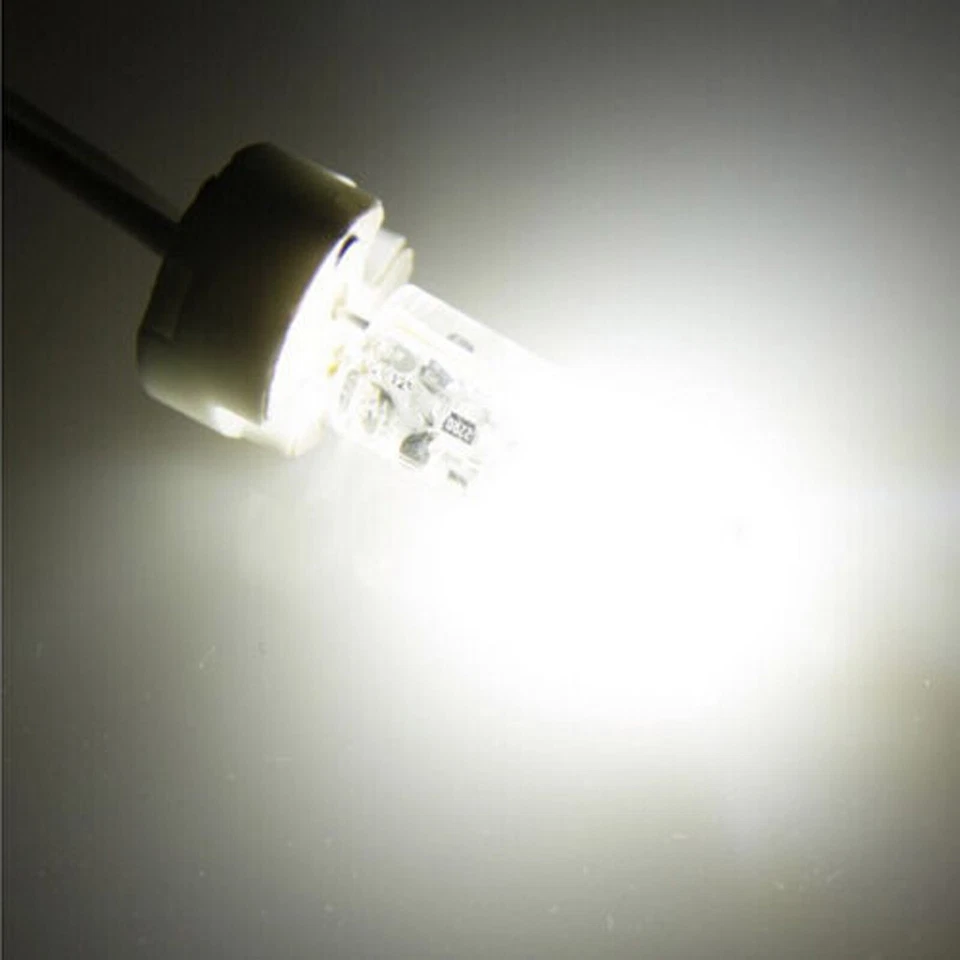 G4 LED Mais Luci Lampadine 3W 5W Cristallo Ricambio Alogena 3014SMD AC 12V 220V - Immagine 3 di 4