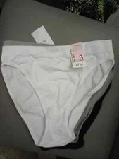 3 Pairs ladies high waisted seam free briefs knickers S George *
