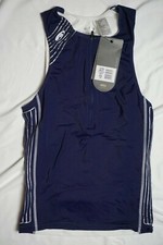 NWT Blue Seventy Men's Triathlon Singlet Tank Top Blue White size XS