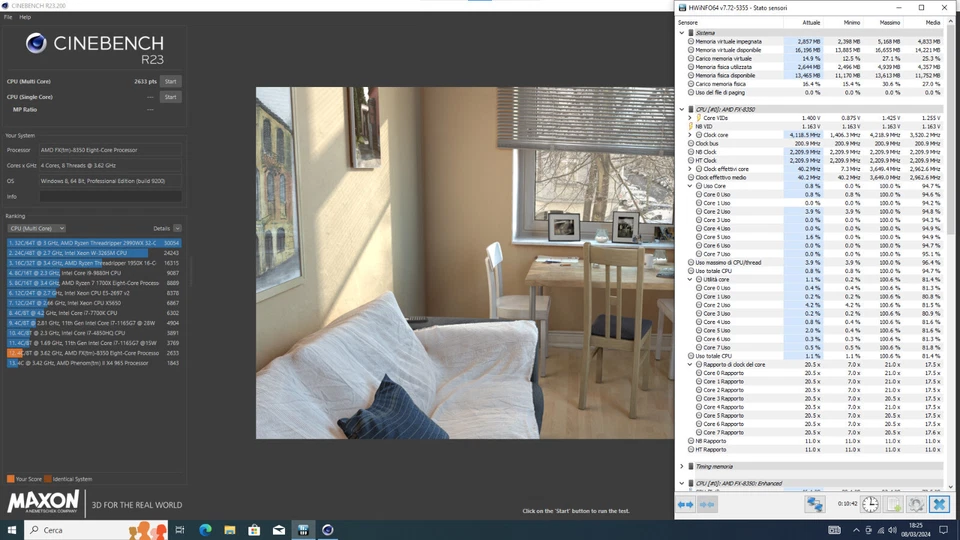 CPU AMD FX-Series FX-8350 (Vishera) | 8-core, 125W | Socket AM3+ | FD8350FRW8KHK - Immagine 4 di 4