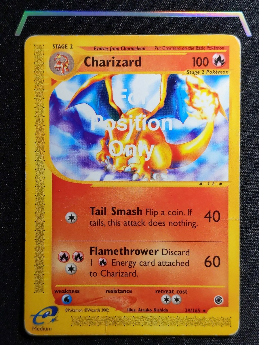 Charizard Expedition FPO For Position Only Test Sample Pokemon