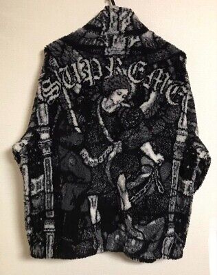 SUPREME Saint Michael Fleece Jacket - Color Black - Size M SUPREME Saint Michael Fleece Jacket - Color Black - Size M