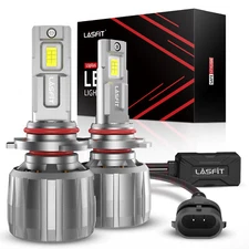 Lasfit 9012 HIR2 LED Headlight Bulbs High Low Beam Replacement 13000LM 6000K 2x
