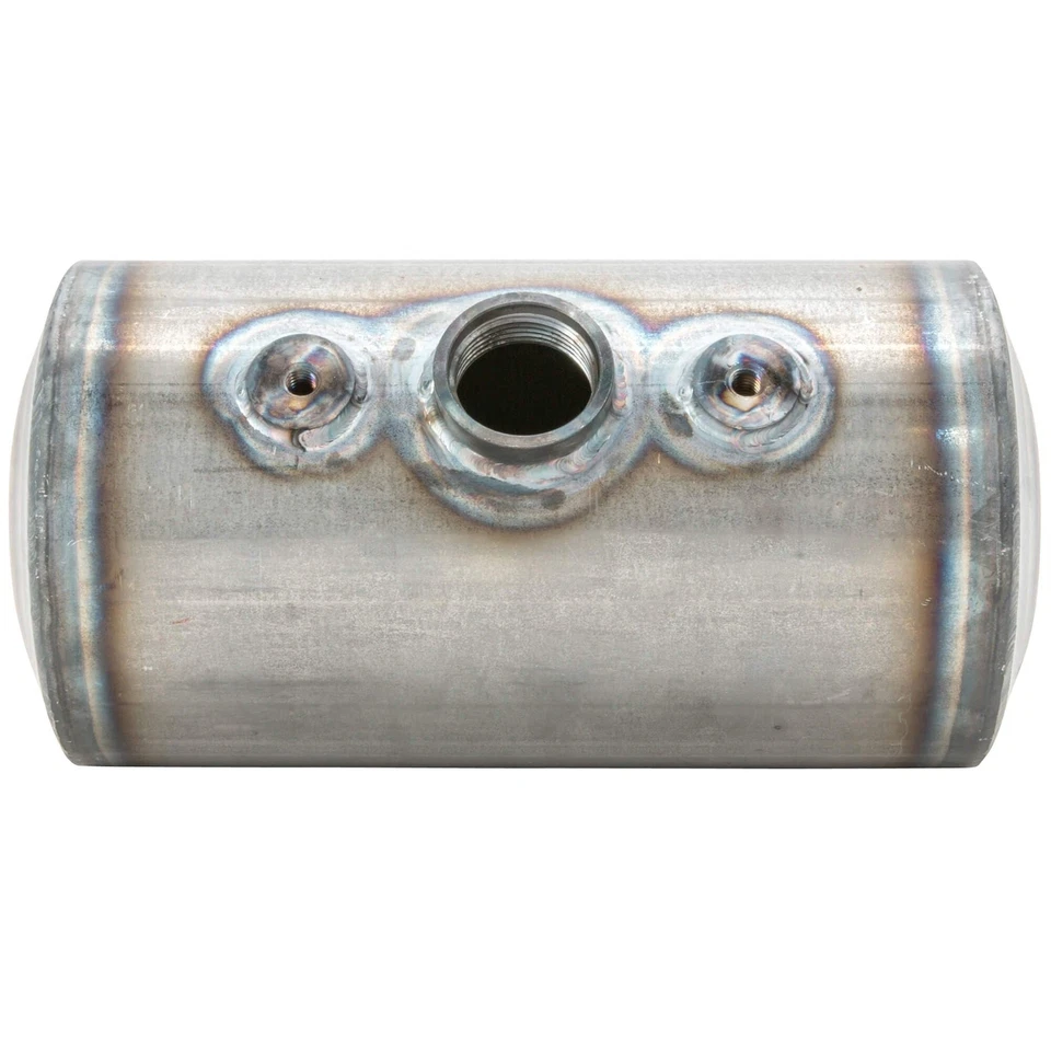 Tanque de aceite de acero con hoyuelos Lowbrow Customs Triumph BSA chopper bobber hardtail café Foto 2 de 4