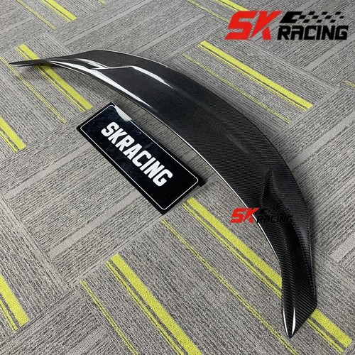 Glossy Black/Carbon Fiber Rear Trunk Spoiler Wing Fits For Cadillac ATS 2013-18 - Picture 18 of 25
