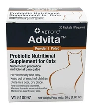Advita Probiotic Nutritional Supplement for Cats - 30 Packets