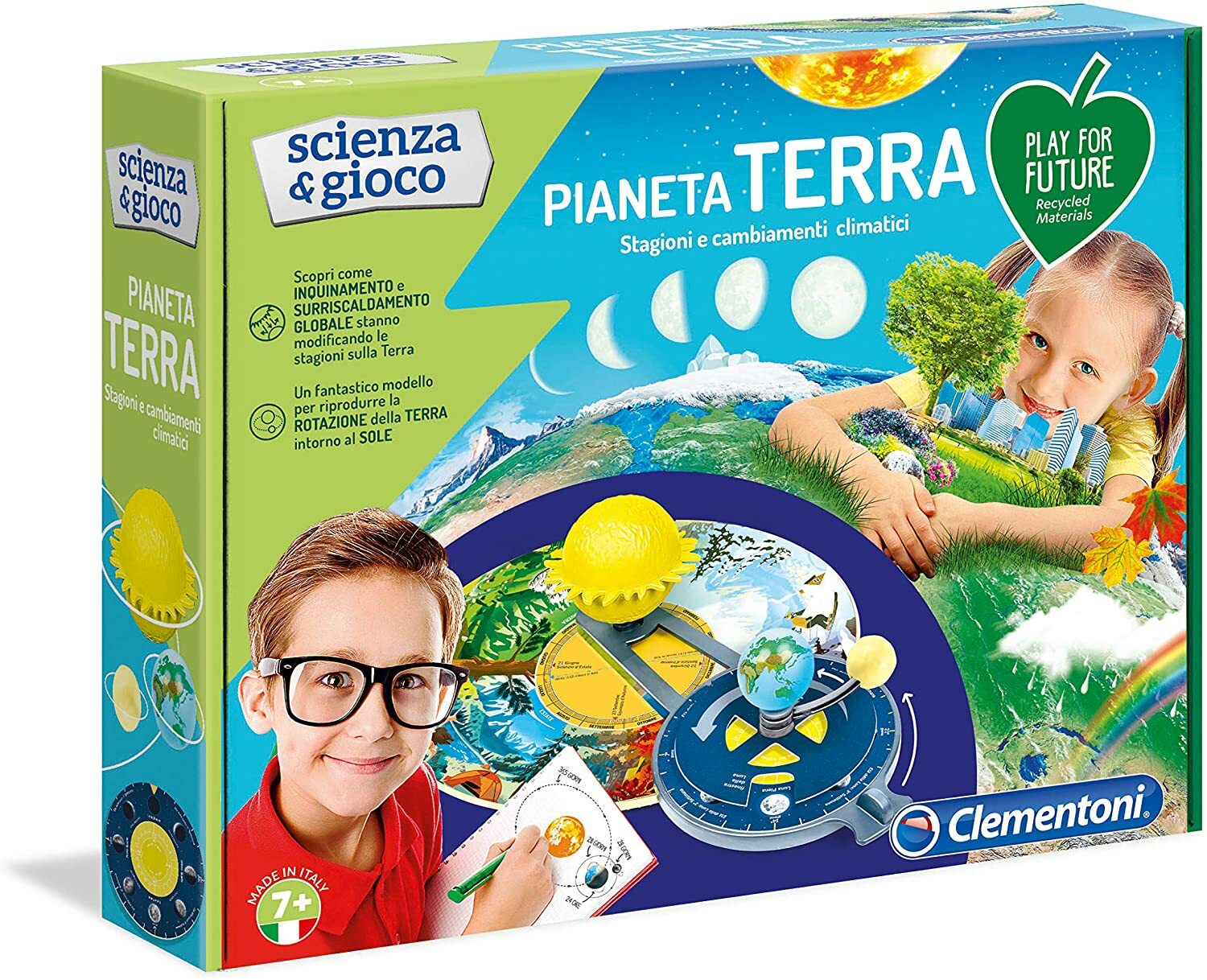 Clementoni - 19159 - Scienza E Gioco - Pianeta Terra - Made In Italy - Play For