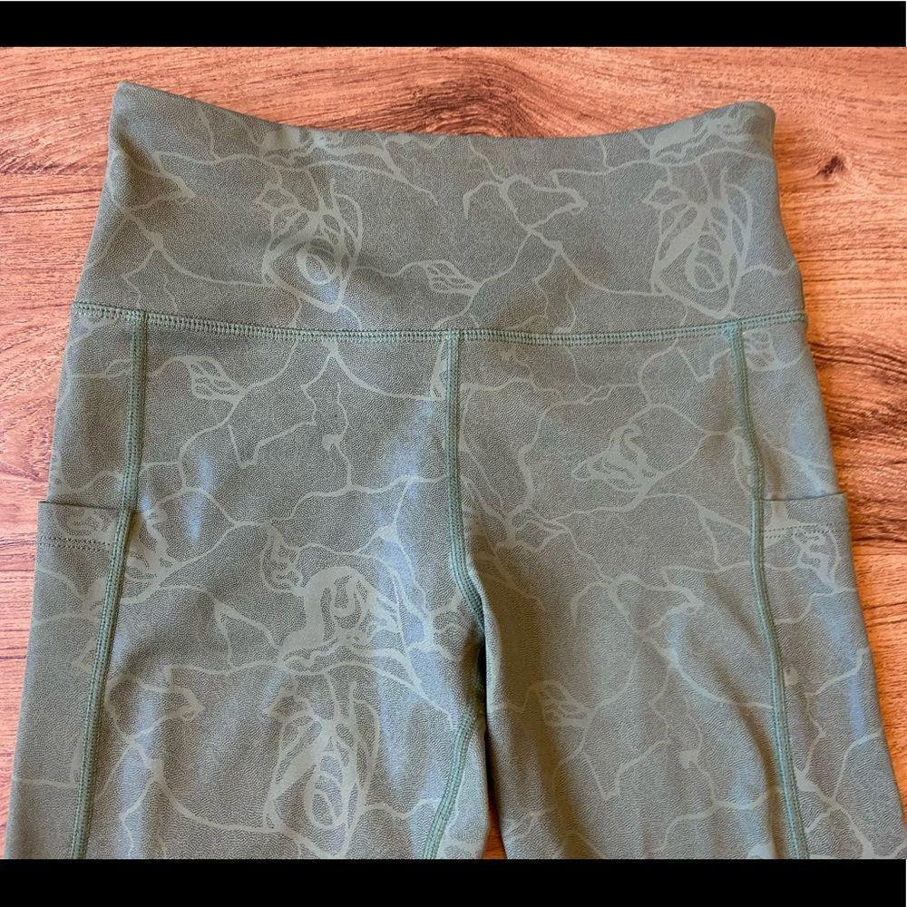 Zyia Active green patterned athletic leggings - image 4