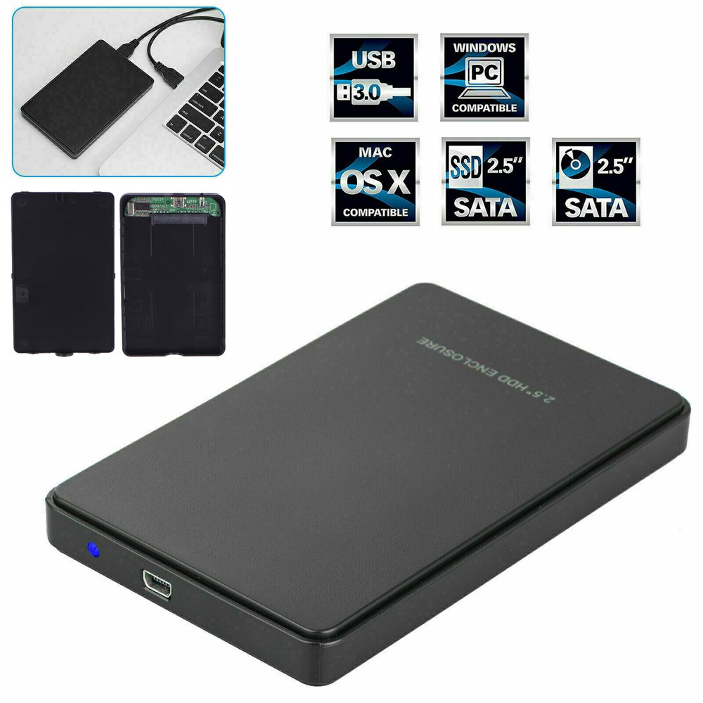 2TB USB 2.0 Portable External Hard Drive Ultra Slim SATA Sto