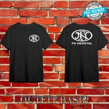New FN Herstal Firearms Guns Company Logo T-Shirt Funny Size S to 5XL