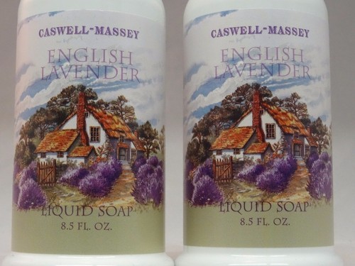CASWELL-MASSEY - LOT OF 2 - ENGLISH LAVENDER LIQUID SOAP WITH PUMP -8.5 OZ- NEW - Picture 2 of 2