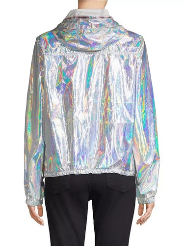 HUNTER Original Shell Jacket Windbreaker Rain Coat S Nebula Silver Packable - Picture 9 of 13