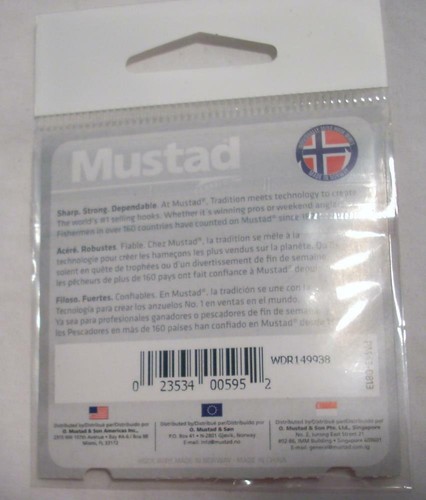 2 Packages Mustad Size 3/0 Adjustable Mooching Rig Leader 25lb Test Salmon - Picture 3 of 3