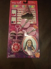 BIRTHDAY PARTY ACCESSORIES PLAY SET For My Life As 18 Dolls NEW