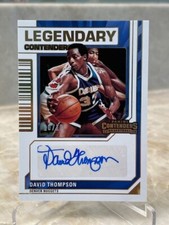 2023-24 Panini Contenders David Thompson Legendary Auto Gold /10!!