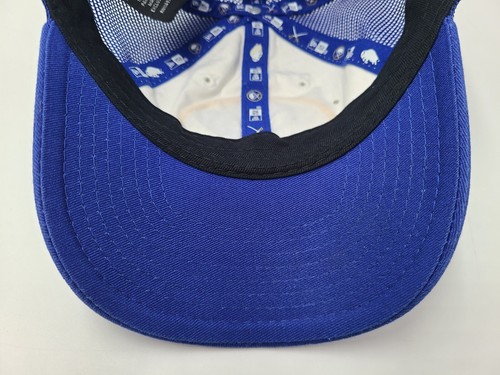 Child Buffalo Sabres New Era Mesh Snapback Hat Cap Boys NHL Hockey White Blue - Picture 13 of 16