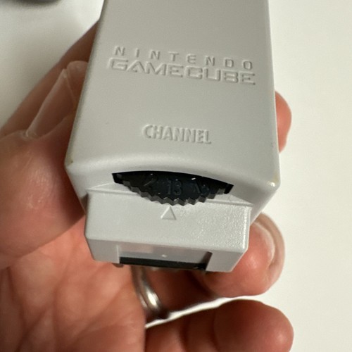 Nintendo Gamecube Wavebird Wireless Gray Controller OEM + Dongle DOL-005 Tested - Picture 13 of 18