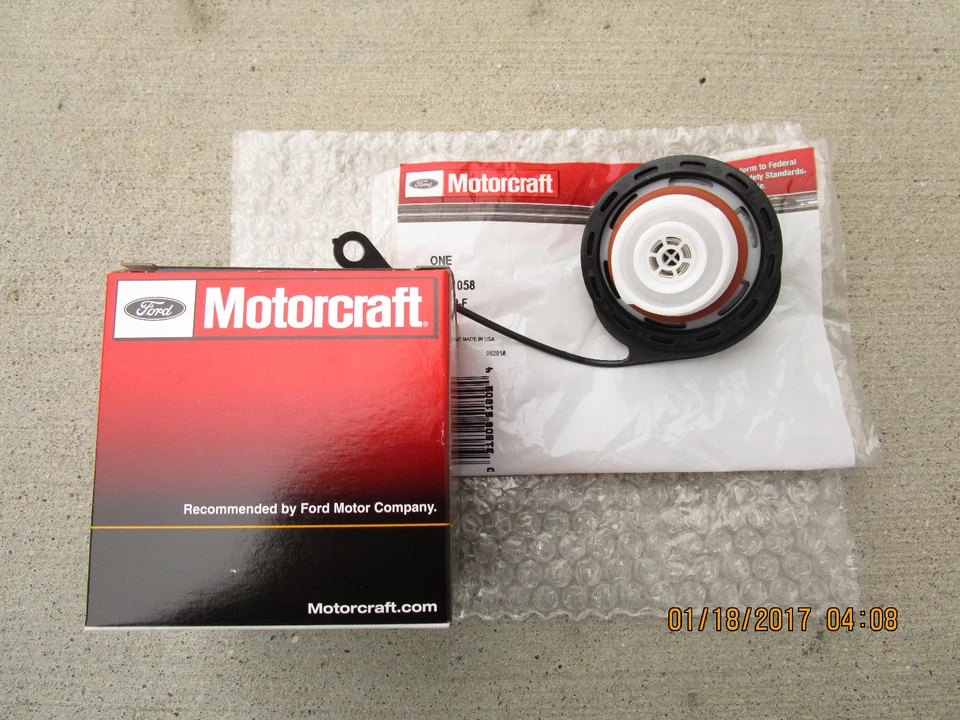 07 - 10 FORD EXPLORER SPORT TRAC FUEL GAS TANK FILLER CAP W/ TETHER OEM NEW - Image 2 of 3