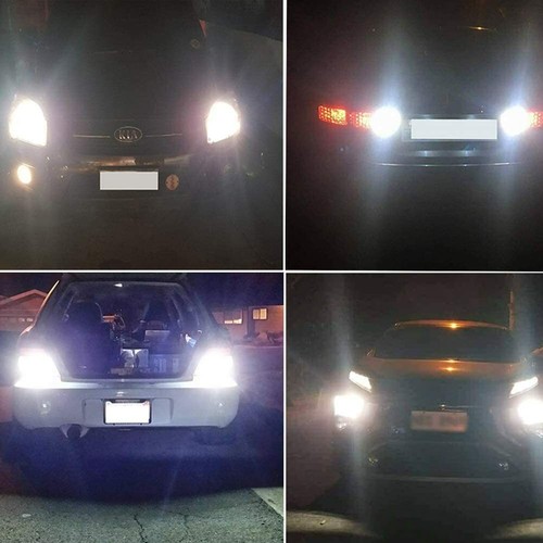 JDM ASTAR 2X 50W 3157 Super Bright 6000K White LED Backup Reverse Light Bulbs - Picture 7 of 7