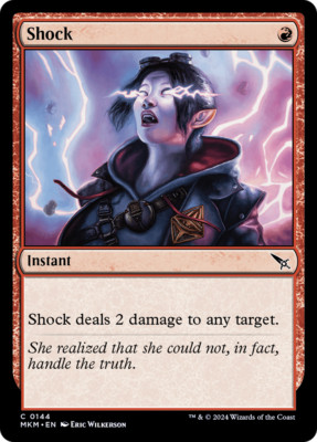 x4 Shock MKM MTG 144 COMMON M/NM 4x