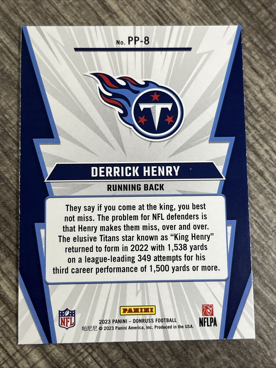 2023 Donruss Football, Derrick Henry, Power Plus, Tennessee 2023 Donruss Football, Derrick Henry, Power Plus, Tennessee