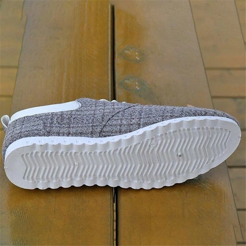 NEW Mens Walking Shoes Men Shoes Breathable Casual Canvas Men Driving Shoes Size - Picture 8 of 22