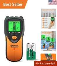 Accurate 5-in-1 Stud Finder with LCD Display & Audio Alarm for Home Projects