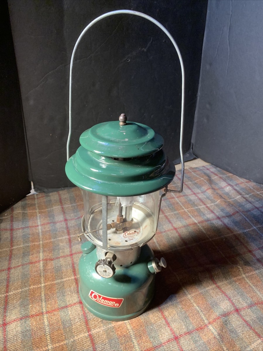 Coleman 220F Vintage Lantern Used Nice Green | eBay