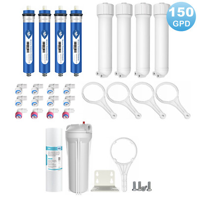 #ad 150 GPD RO Membrane Maple Syrup Reverse Osmosis System Water Filter Housing Kit $179.99
