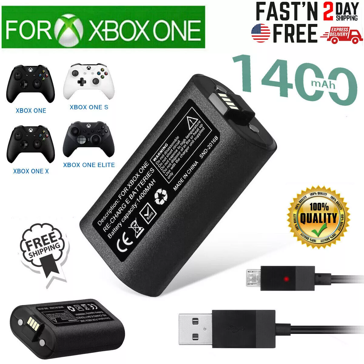 Chargeur manette Xbox One MICROSOFT Kit Play & Charge Xbox One Pas Cher 