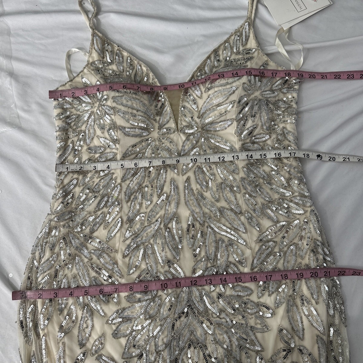 (US発)Mac Duggal Vネック スパンコール ガウン s-l400.jpg