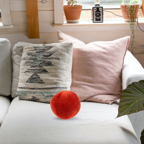Stuffed Sports Pillows Toy Soft Plush Basketball Pillow Sports Shaped Throw - Picture 10 of 12