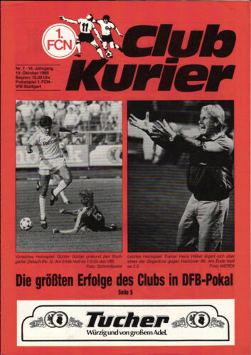DFB-Pokal 85/86 1. FC Nürnberg - VfB Stuttgart, 19.10.1985 - Bild 1 von 3