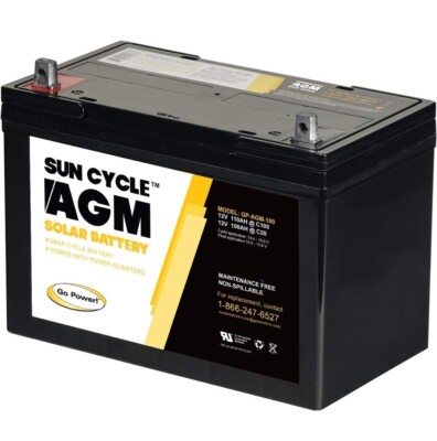 Go Power CMH-AGM-100 12V 100 Amp