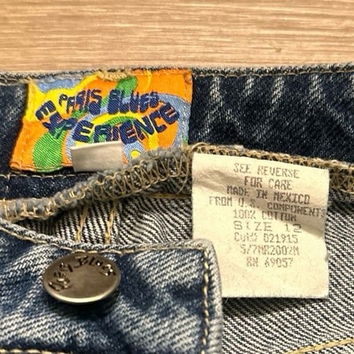 Y2K 90s Juniors Paris Blues Jeans - Picture 4 of 12
