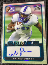 2021 Pro Set Power RC Rookie Auto  19/99 Mataeo Durant Card #BA-MD1