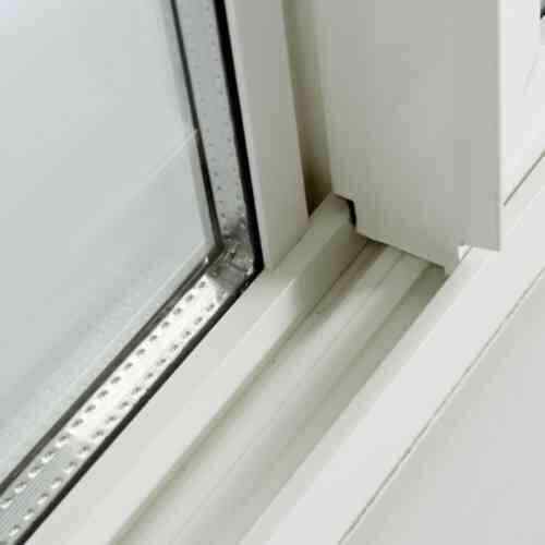 White 31.75 in. x 13.75 Inches Single Sliding Vinyl Window With Dual Pane Shed - Picture 5 of 7
