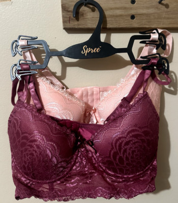 A4/ Spree Intimates Women's 2-Pack Bras Underwired Size 34B