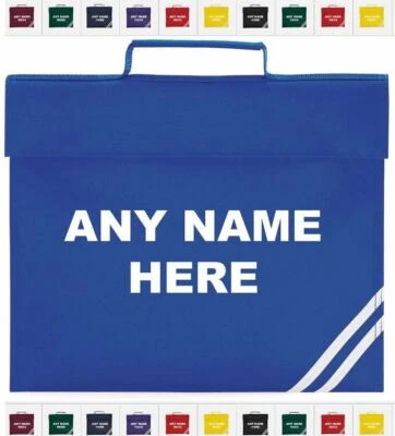 QUADRA Personalisierte Schultasche Rückseite beliebiger Name Kinder Jungen Mädchen PE Geschenk Musik