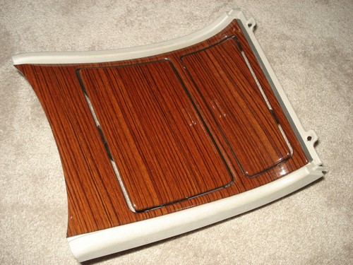 Cadillac Escalade 2001-02 "Woodgrain" Center Console Bezel w/ Cupholder OEM - Picture 3 of 8