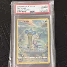 POKEMON PSA 10 Lapras GG05/GG70 Crown Zenith: Galarian Gallery Holo