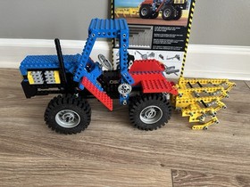 &bull;VERY COOL! Vintage LEGO Technic Set 8859 Tractor 100% Complete w/ Instructions&bull;