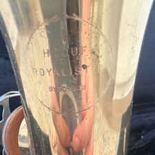 H Couf Royalist ii Alto Saxophone Brass Gold Lacquered with Case