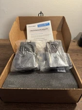 NEW OPEN BOX Actiontec Bonded MoCA 2.0 Ethernet to Coax Adapter Pack of 2