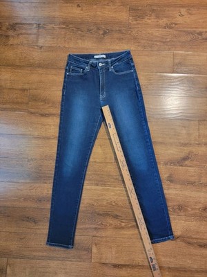 KanCan Skinny High Rise Blue Denim Stretch Size 28 Women's Jeans EUC