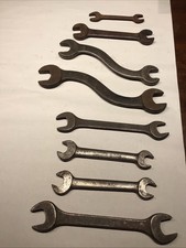 Vintage Open End Wrenches Williams Fairmount Champion Lot Of 8