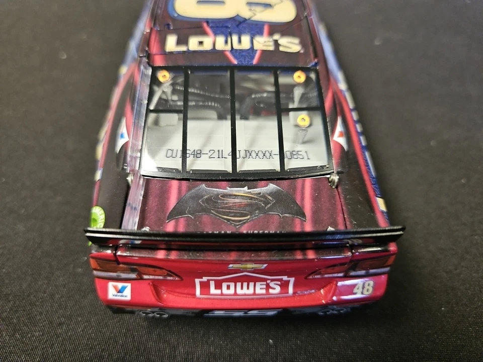 Jimmie Johnson #48 Lowe's Superman vs. Batman 2016 SS Action 1:24 1 of 4848 - Image 4 of 4