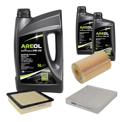 STELLOX Inspektionspaket AREOL ECO Protect 5W-30 7L für Lexus NX Z1 200t AWD
