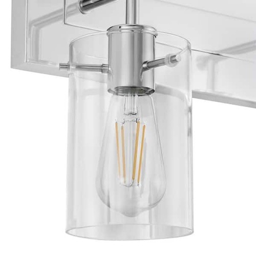 Replacement 6" Inch Glass Shade For Hampton Bay Regan Vanity Light Clear Glass - Picture 3 of 10