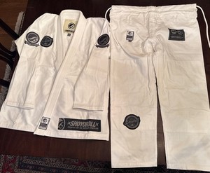 Shoyoroll BJJ Kimono Size A1 Japan Competitor GI Uniform EUC White Men's